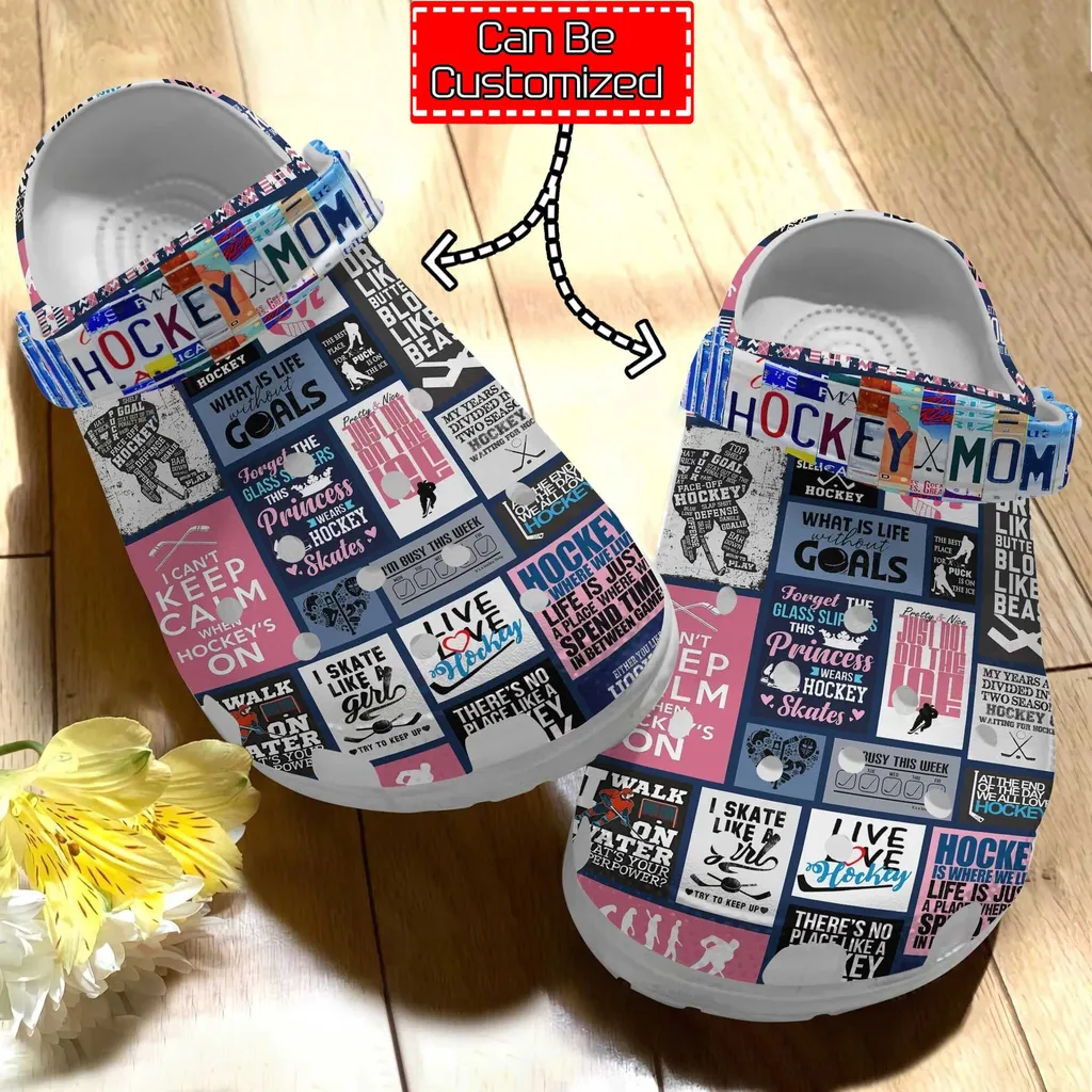 Custom Crocs Personalized Hockey Mom Clog