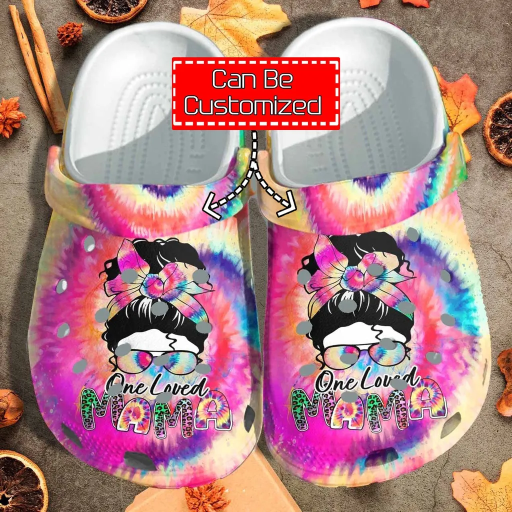 Custom Crocs Personalized One Loved Mama Clog