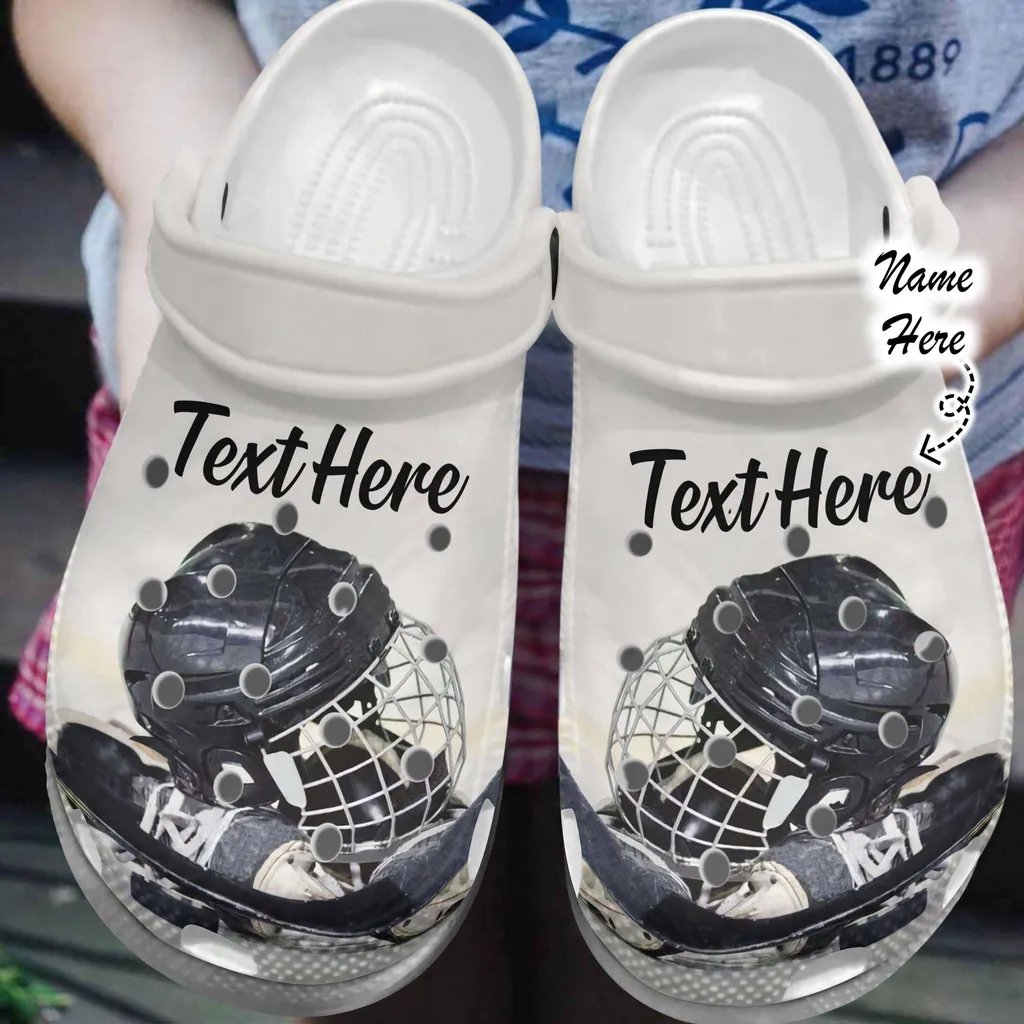 Custom Crocs Personalized Sport Hockey Player Clog