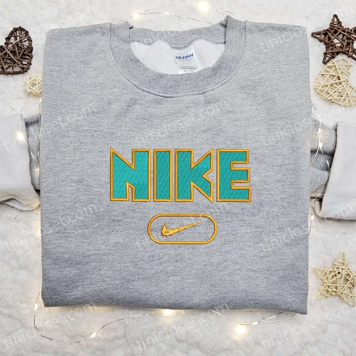 Custom Nike Embroidered Shirt, Nike Inspired Embroidered Shirt, Best Birthday Gift Ideas