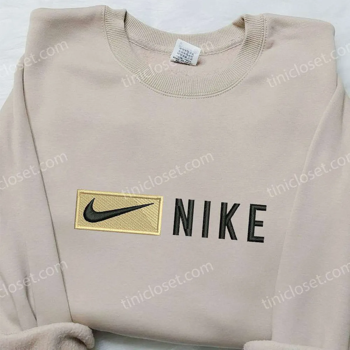 Custom Nike Embroidered Sweatshirt, Nike Inspired Embroidered Shirt, Best Birthday Gifts Ideas