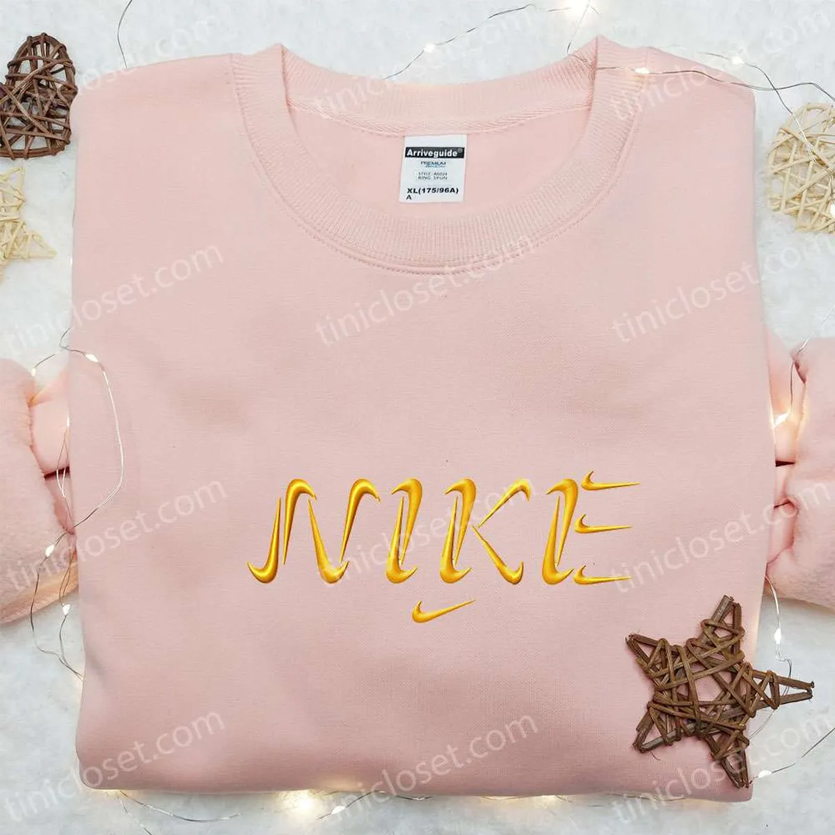 Custom Vintage Nike Embroidered Sweatshirt, Nike Inspired Embroidered Shirt, Best Birthday Gift Ideas