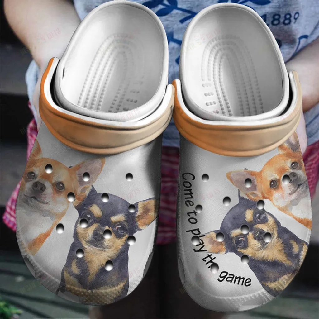 Cute Chihuahua Crocs Classic Clogs