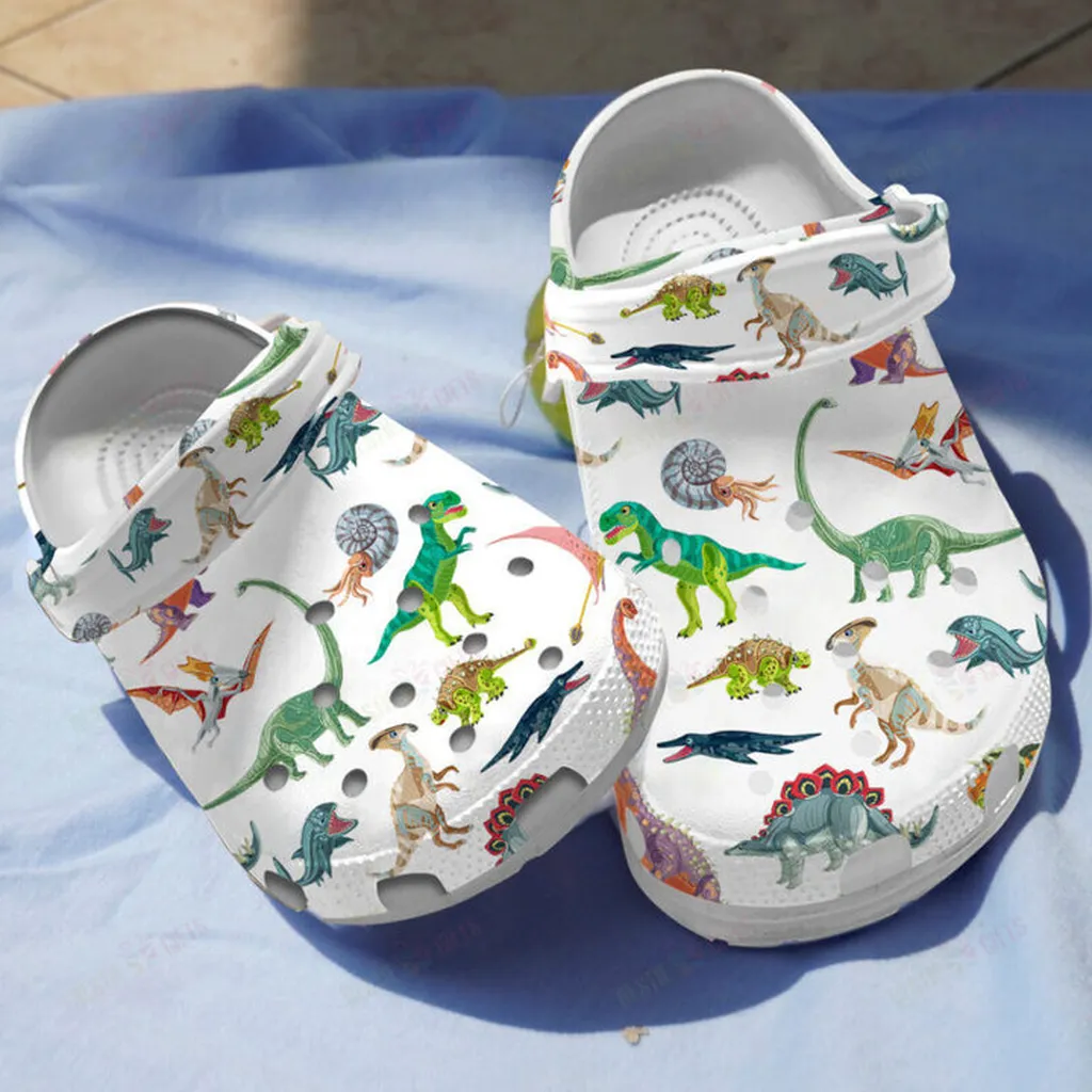 Cute Dinosaurs Collection Crocs Classic Clogs