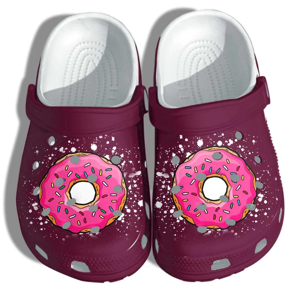 Cute Donut Cake Crocs Crocband Clog