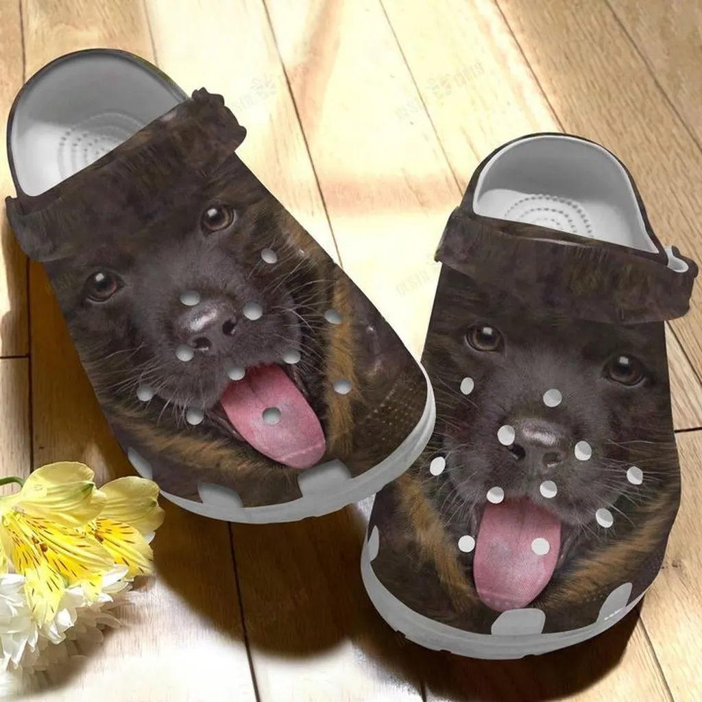 Cute German Shepherd Crocs Classic Clogs