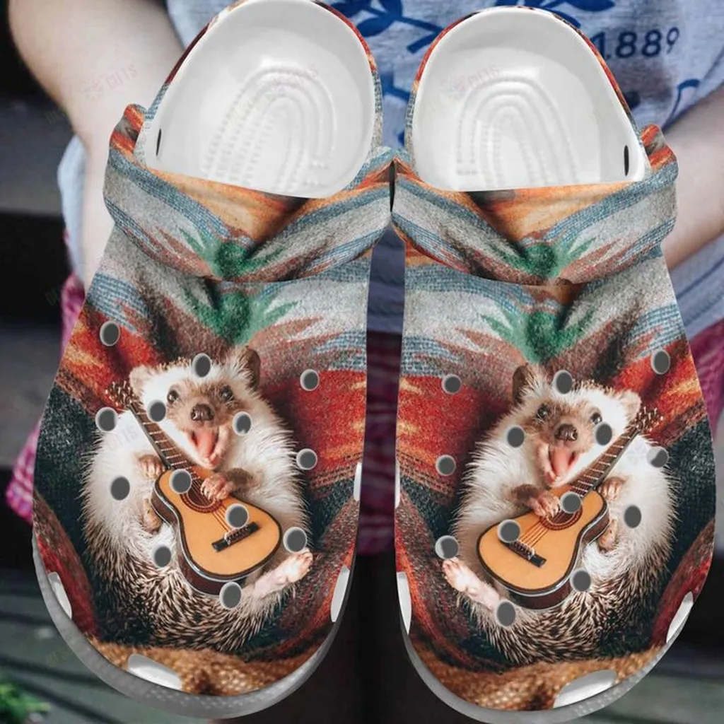 Cute Hedgehog Crocs Classic Clogs