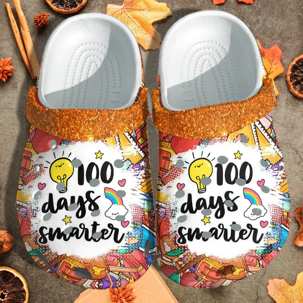 Cute Rainbow 100 Days Smarter Smarter