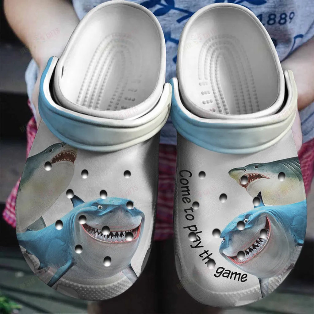 Cute Shark Crocs Classic Clogs