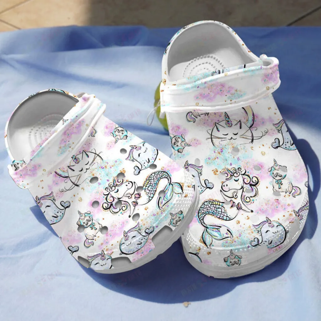 Cute Unicorn Crocs Classic Clogs