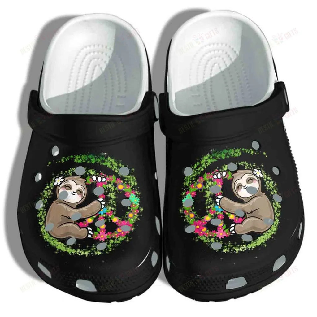 Cutie Sloth Crocs Classic Clogs