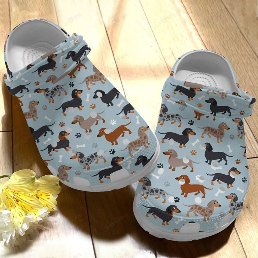 Dachshund Crocs Classic Clogs