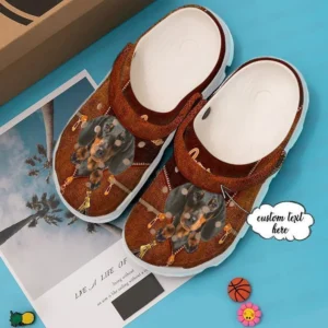 Dachshund Personalized Cool Crocs Classic Clogs