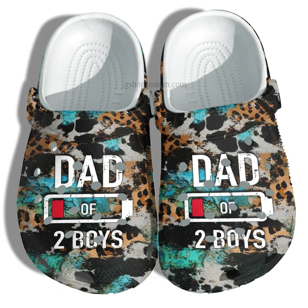 Dad Of Two Boys Croc