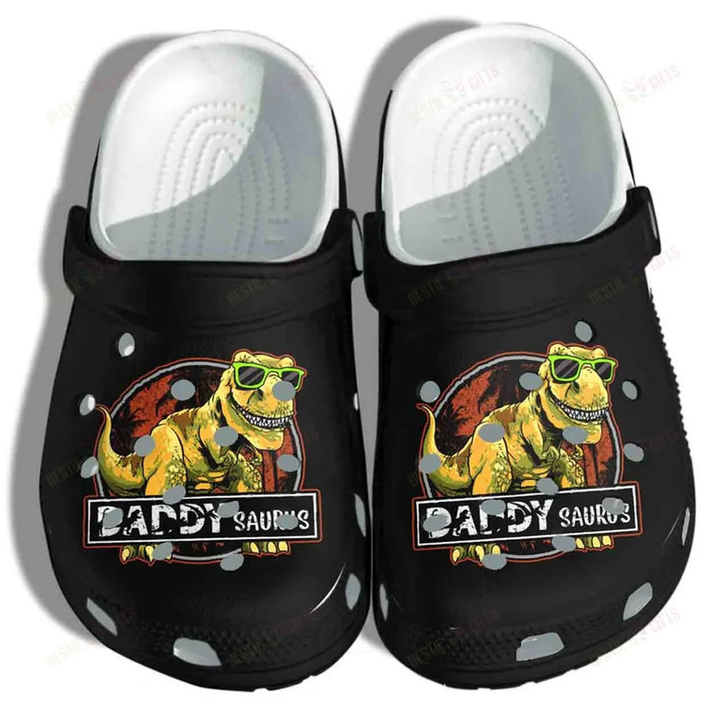 Daddy Saurus Crocs Classic Clogs