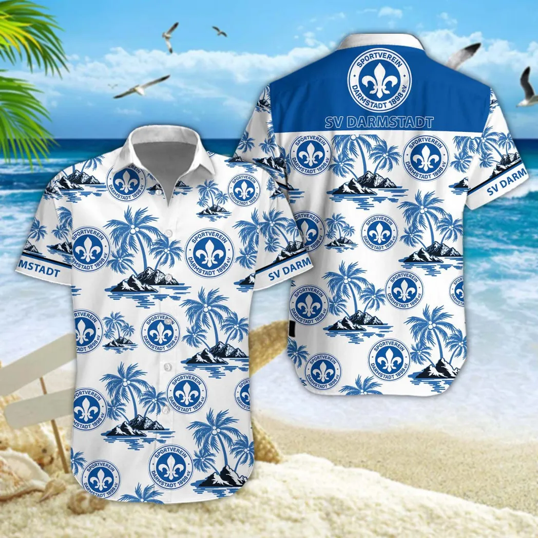 Darmstadt 98 Hawaiian Shirt Style Classic Oversized Hawaiian, Unisex Hawaiian Shirt