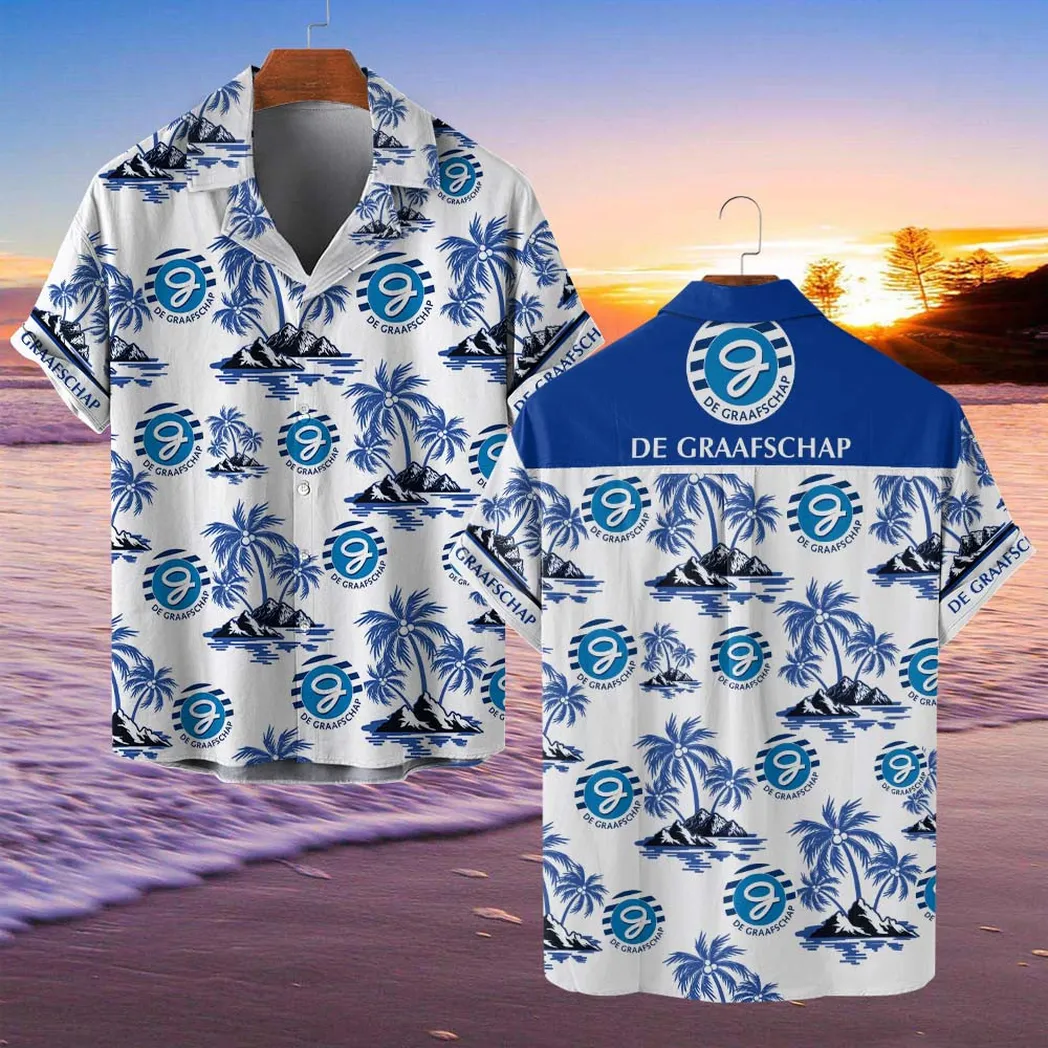 De Graafschap Hawaiian Shirt Style Classic Oversized Hawaiian, Unisex Hawaiian Shirt