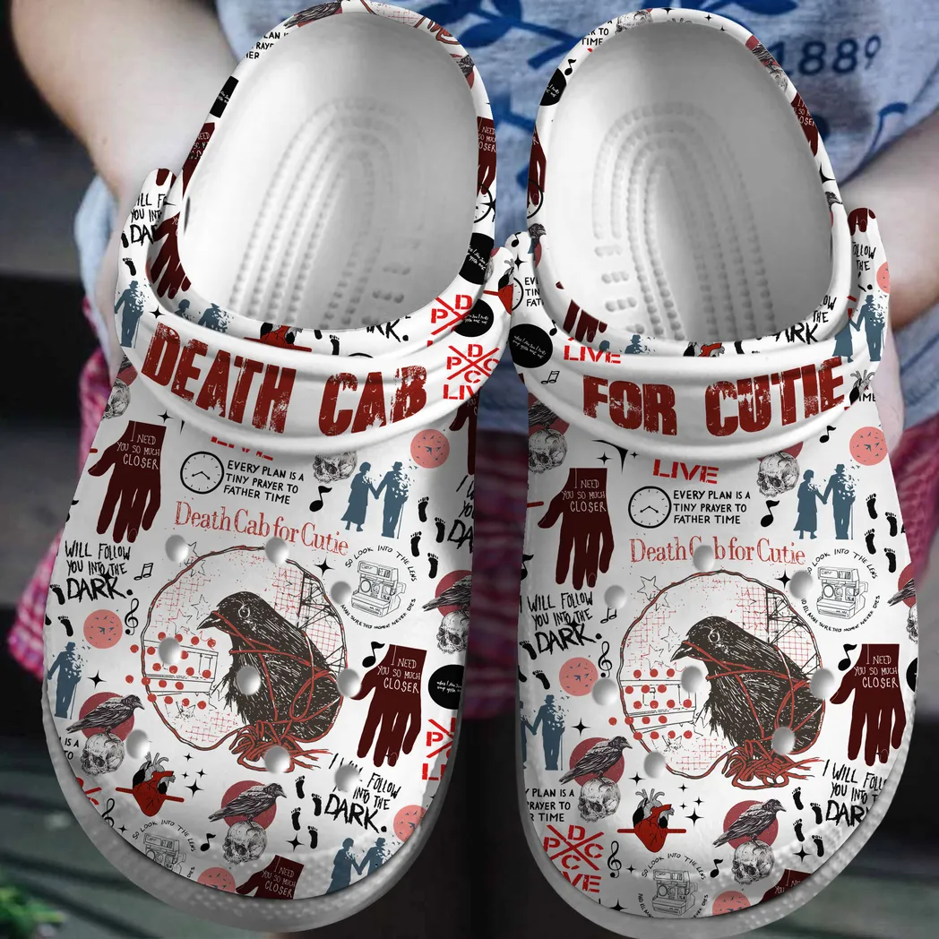 Death Cab for Cutie Music Crocs Clogs