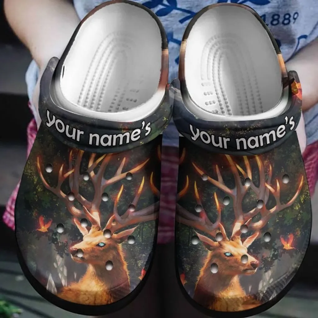 Deer Burning Bright Crocs