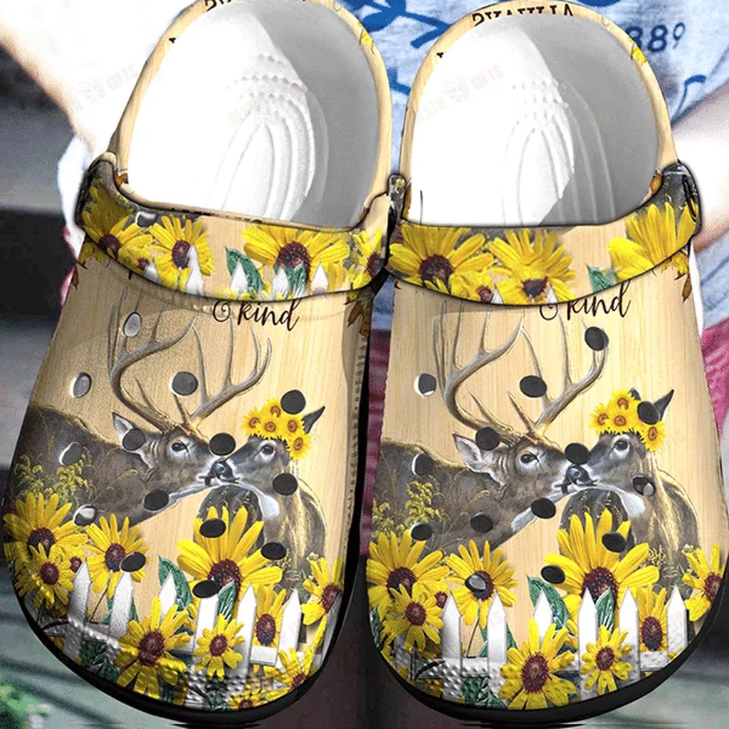 Deer Couple Crocs Classic Clogs