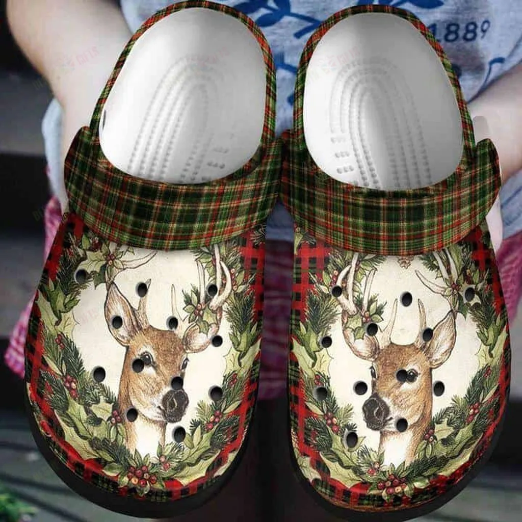 Deer Crocs Classic Clogs