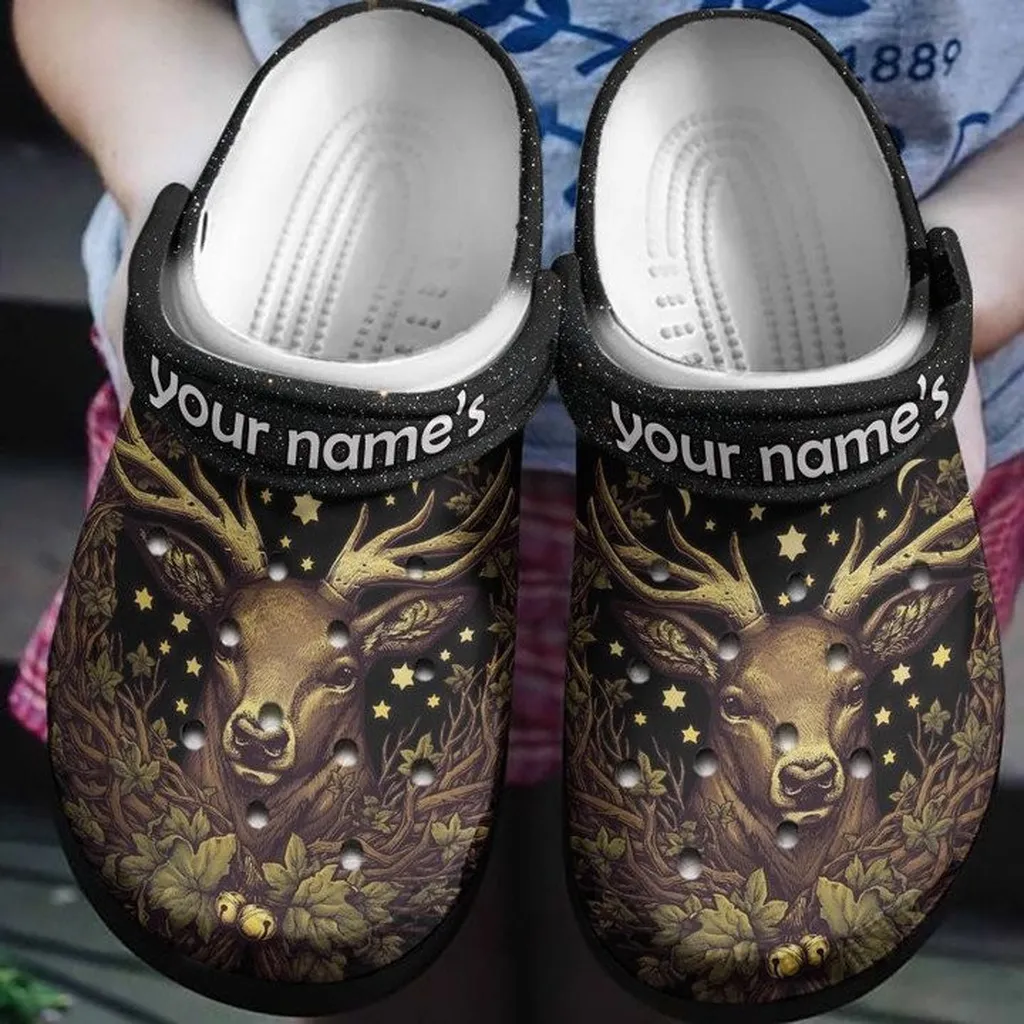 Deer In The Night Sky Crocs