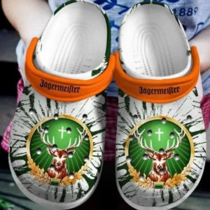 Deer Jagermeisterc For Men And Women Gift For Fan Classic Water Rubber Crocs Clog