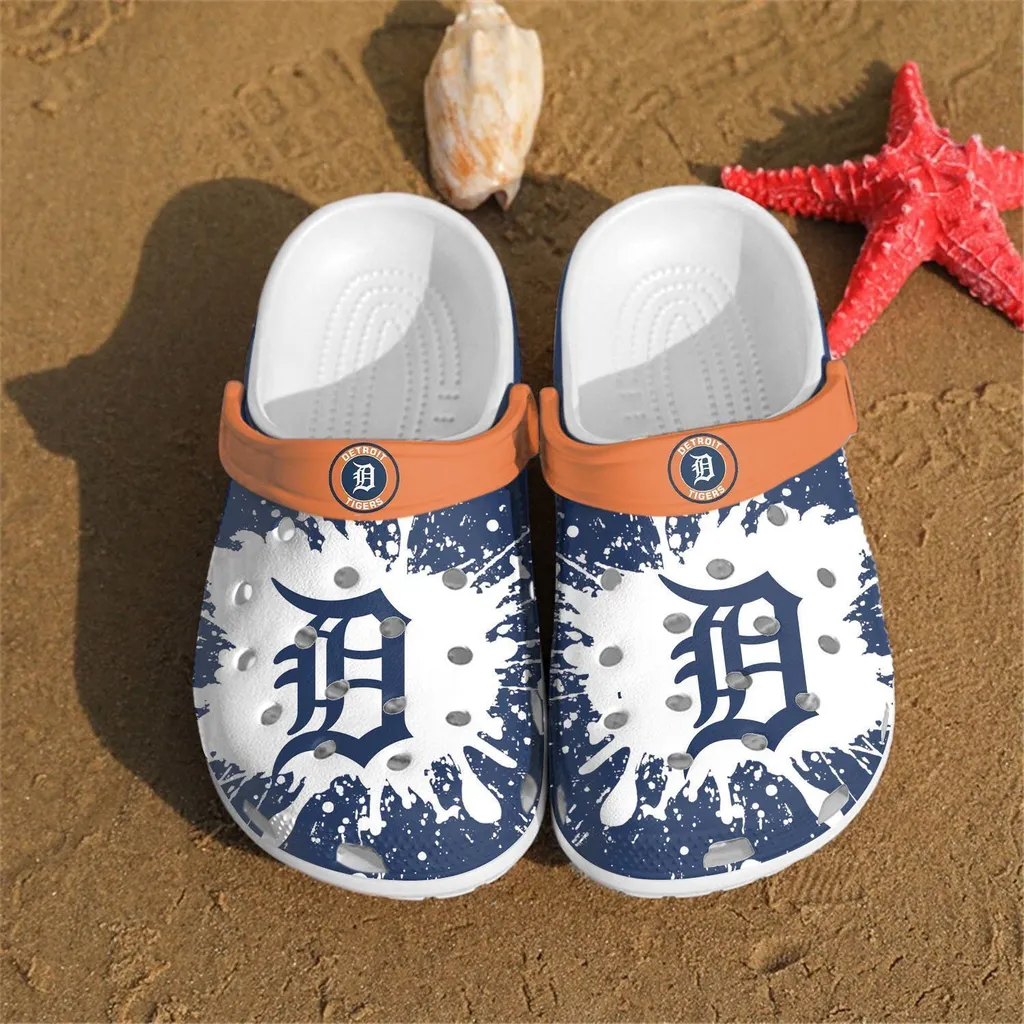 Detroit Tigers Mlb Teams Gift For Fan Crocs Clog