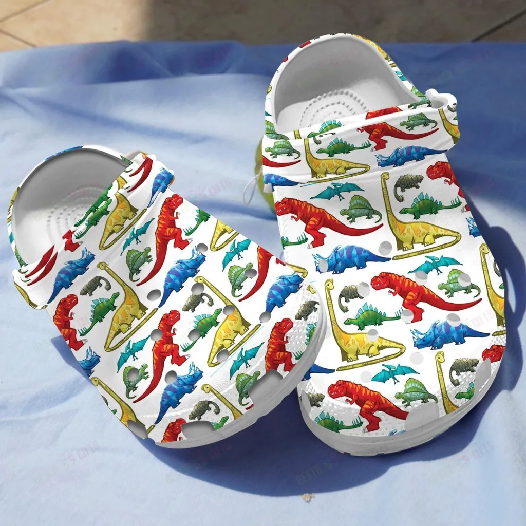 Dinosaurs Insulated Crocs Classic Clogs