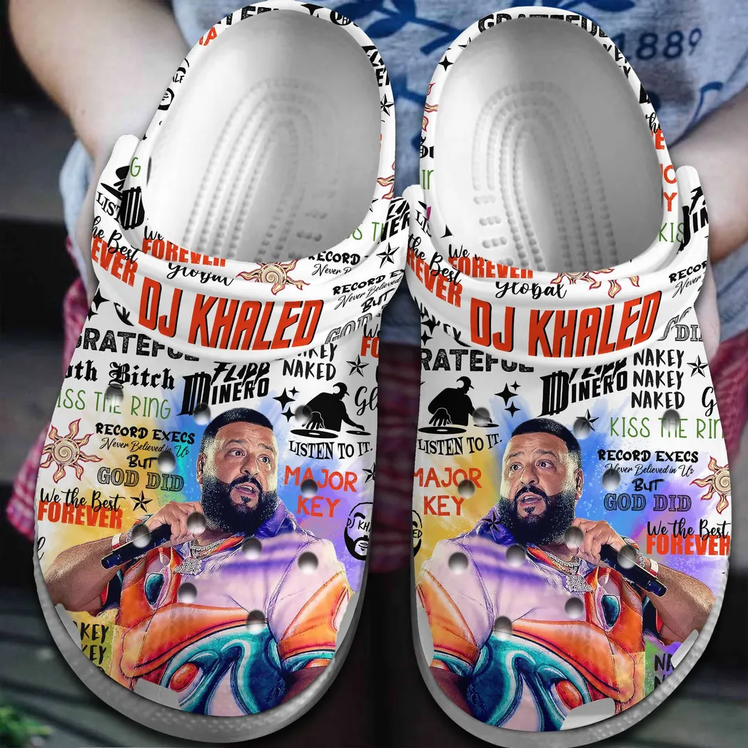 DJ Khaled Music Crocs Clogs