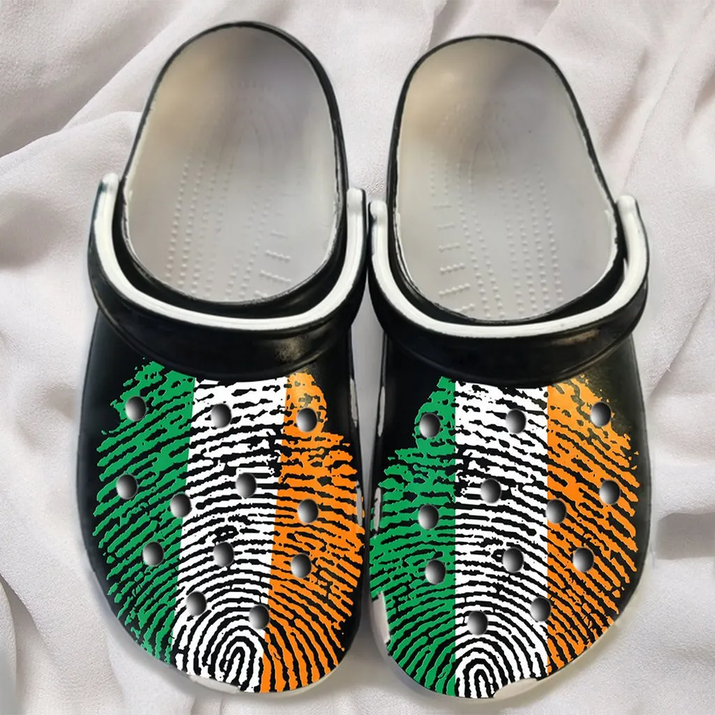 Dna Ireland Flag Irish For Men And Women Gift For Fan Classic Water Rubber Crocs Clog