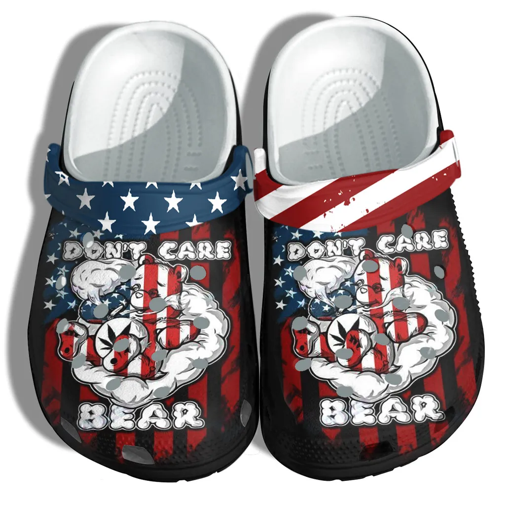 Dont Care Bear 420 America Flag