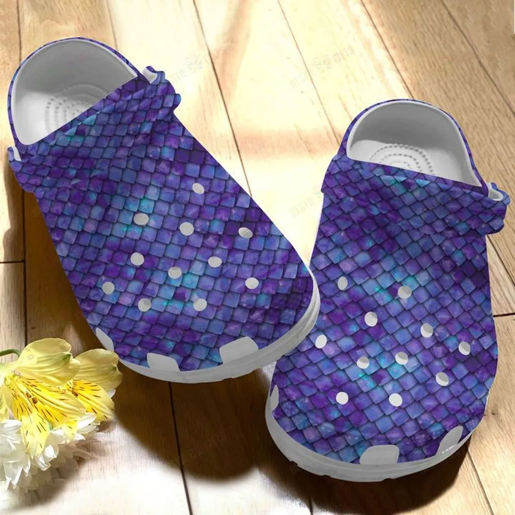 Dragon Scale Crocs Classic Clogs