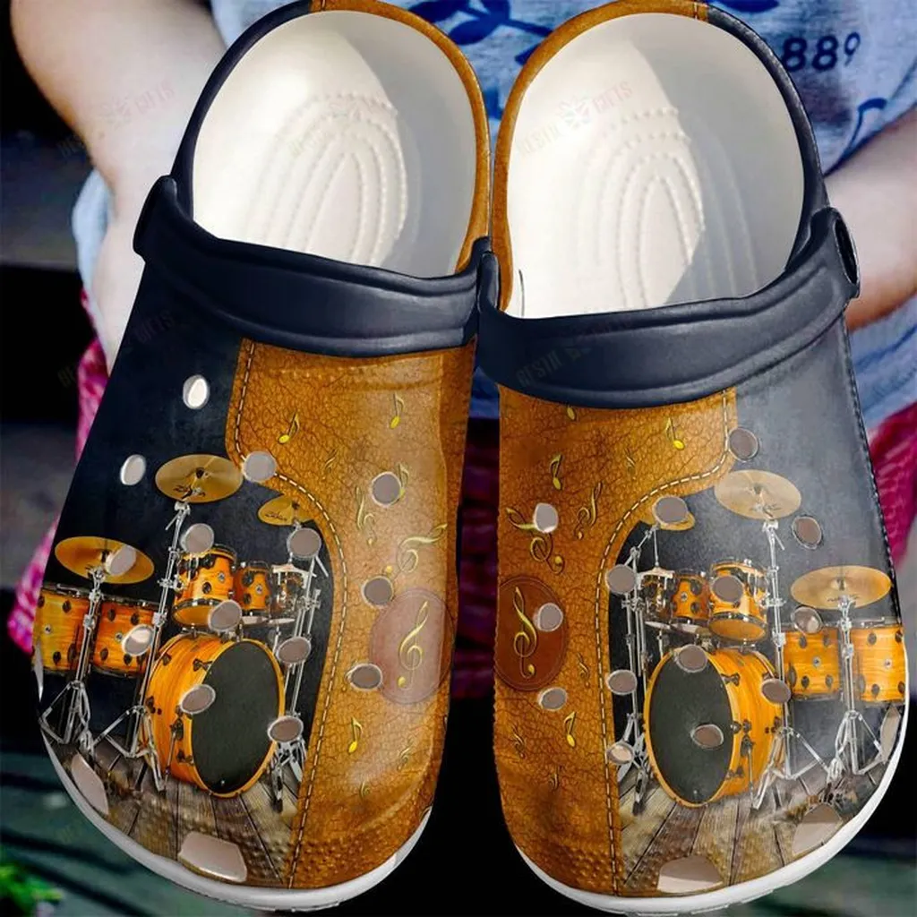 Drummer Crocs, Personalized Crocs Classic Clogs