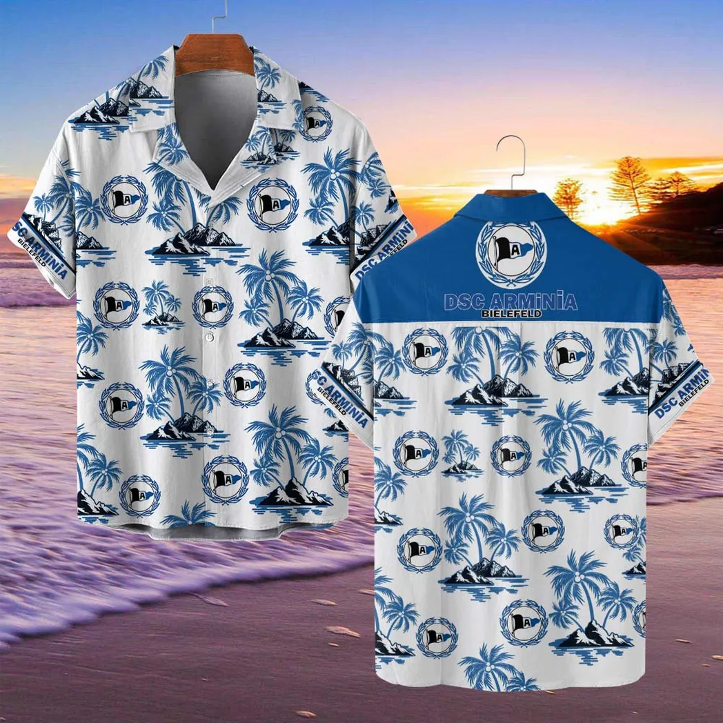 DSC Arminia Bielefeld Hawaiian Shirt Style Classic Oversized Hawaiian