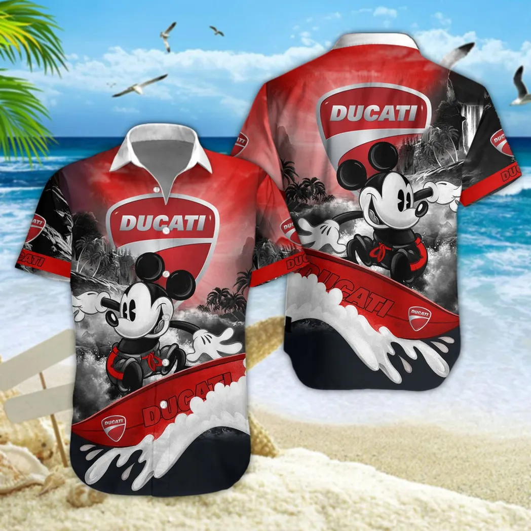 Ducati Hawaiian Shirt Style Classic Oversized Hawaiian