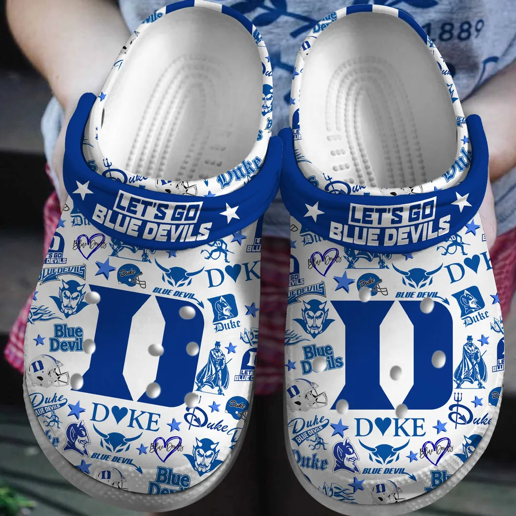 Duke Blue Devils NCAA Sport Crocs Clogs