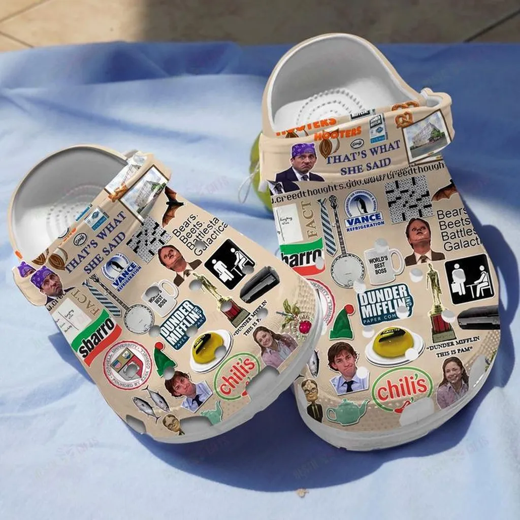 Dunder Mifflin Crocs Classic Clogs