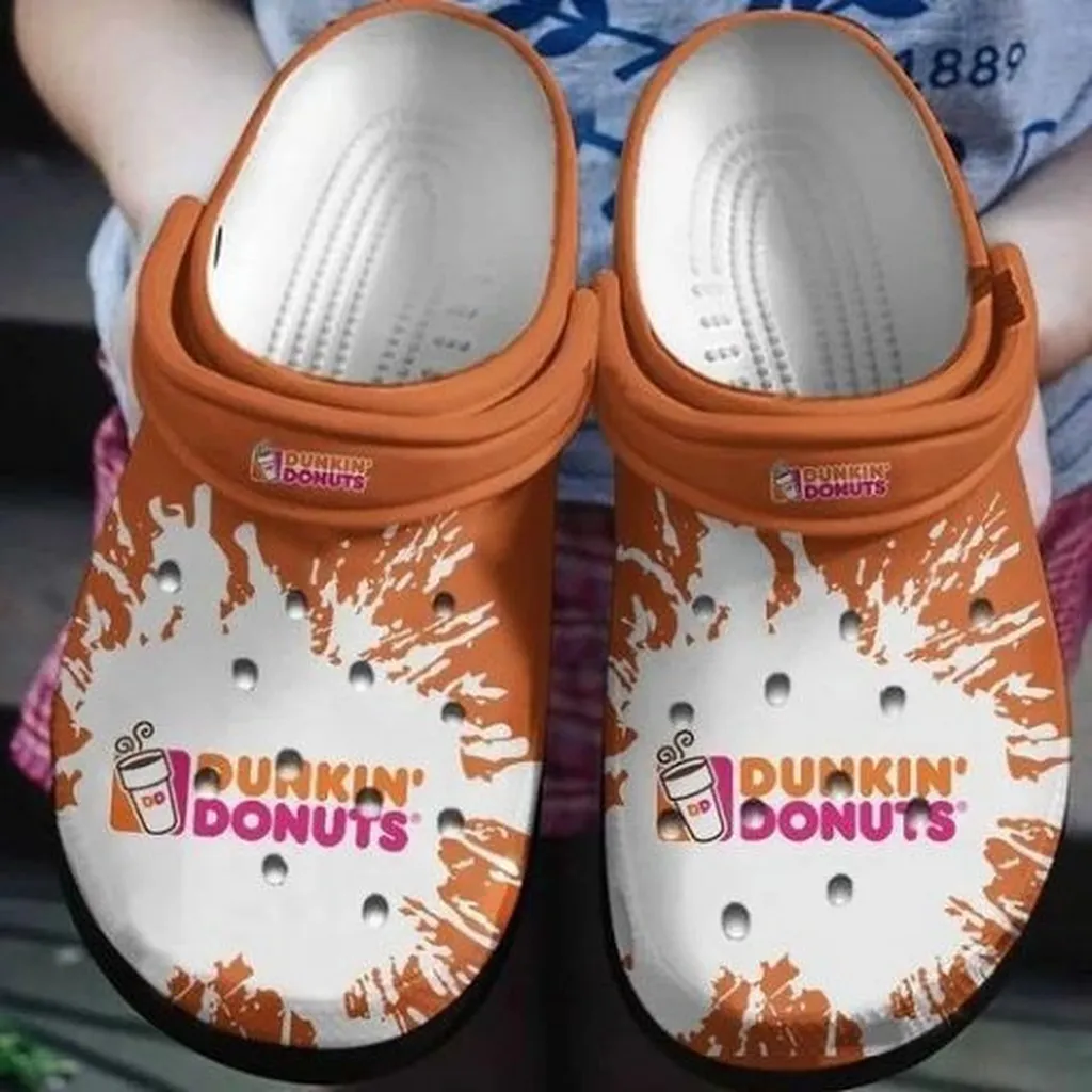 Dunkin Donuts Coffee Drink Gift Rubber Crocs Clog