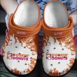 Dunkin Donuts Coffee Drink Iii Comfortable For Man And Women Classic Water Rubber Crocs Clog