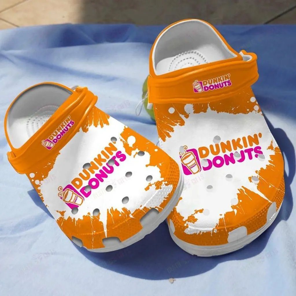 Dunkin Donuts Crocs, Personalized Crocs Classic Clogs