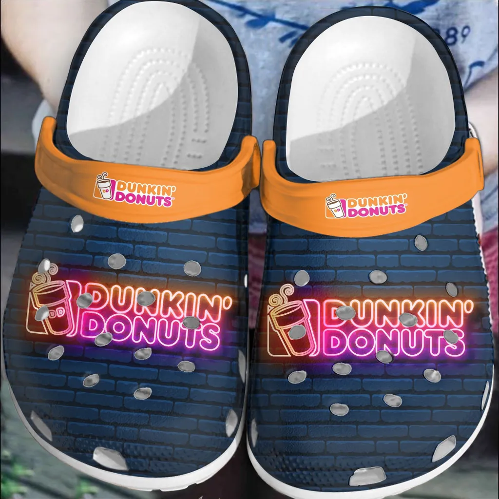 Dunkin Donuts Neon Light Clog