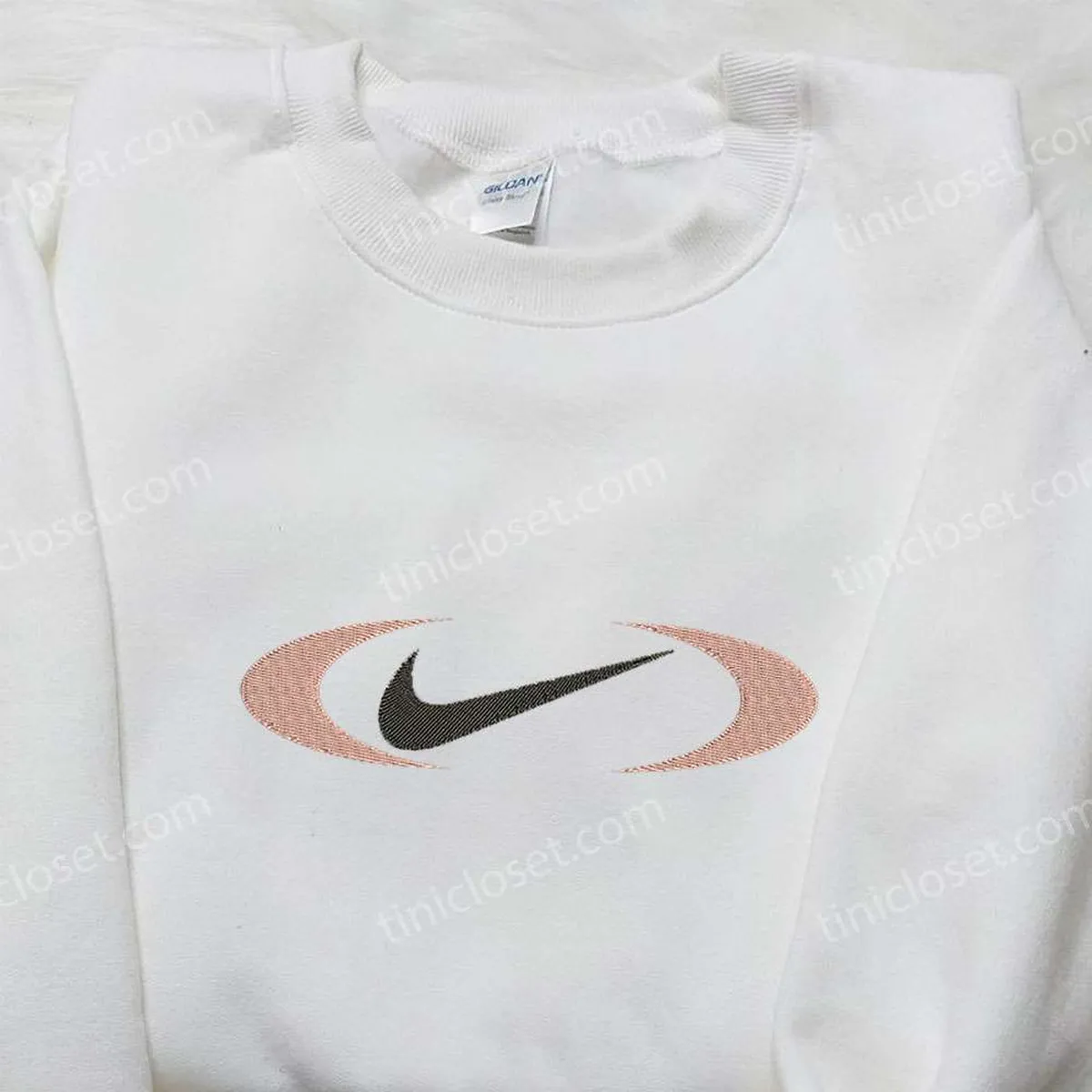 Eclipse x Nike Embroidered Shirt, Gift For Son Embroidered Shirt, Custom Nike Embroidered Shirt