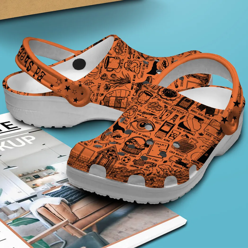 Ed Sheeran Music Crocs Clogs Ed Sheeran Music Crocs Clogs