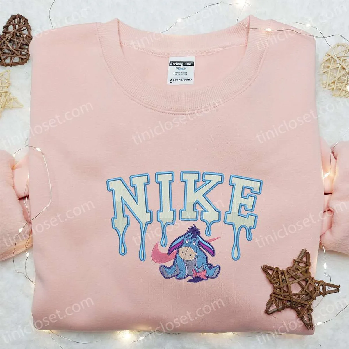 Eeyore Melting x Nike Embroidered Shirt, Disney Winnie The Pooh Embroidered Hoodie, Best Gift Ideas