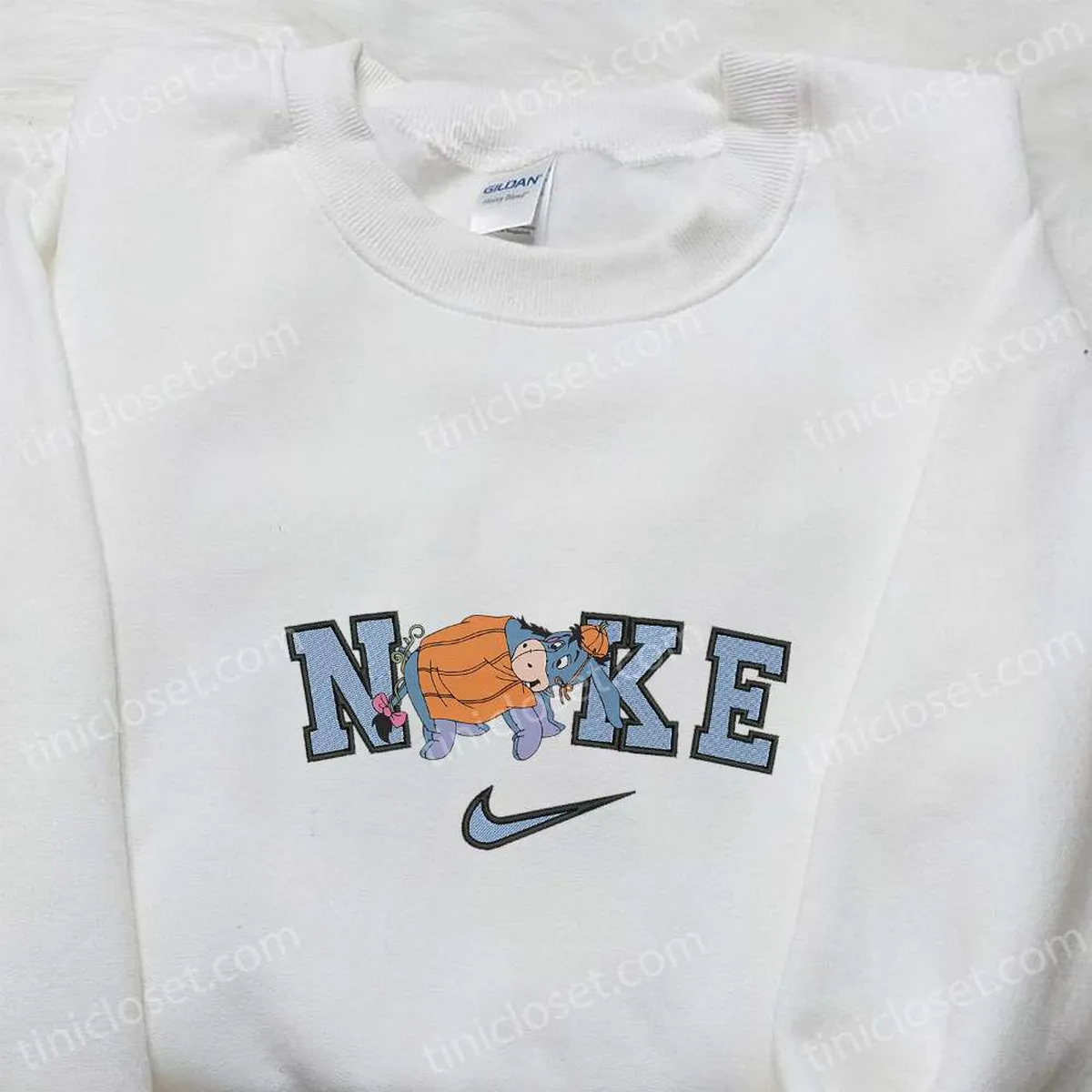 Eeyore Pumpkin Halloween x Nike Embroidered Sweatshirt, Walt Disney Characters Embroidered Shirt, Best Halloween Gift Ideas