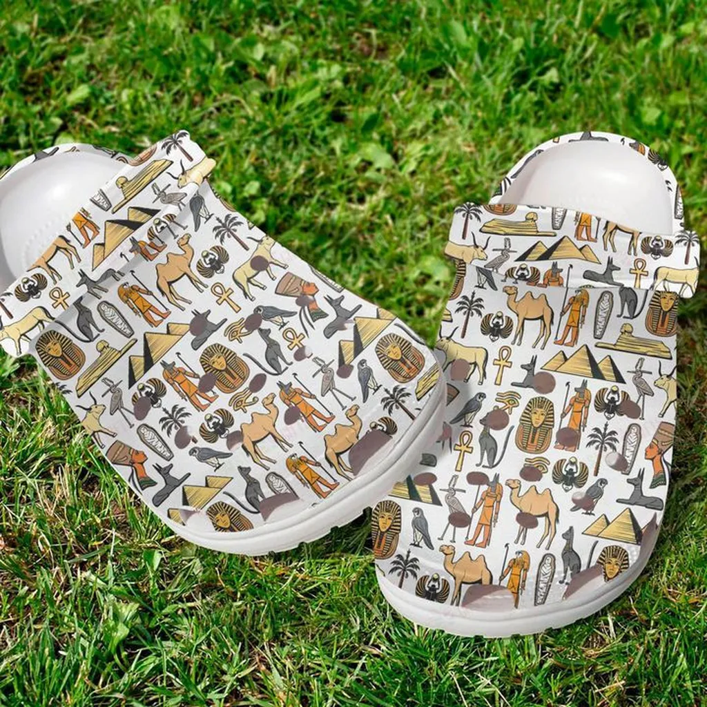 Egyptian Crocs, Personalized Crocs Classic Clogs