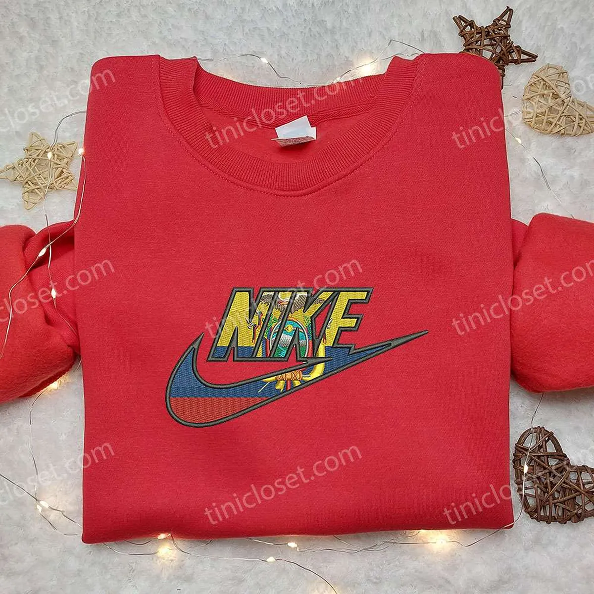 Ekuador x Nike Embroidered Shirt,Gift For Daughter Embroidered Shirt, Custom Nike Embroidered Shirt Ekuador x Nike Embroidered Shirt,Gift For Daughter Embroidered Shirt, Custom Nike Embroidered Shirt
