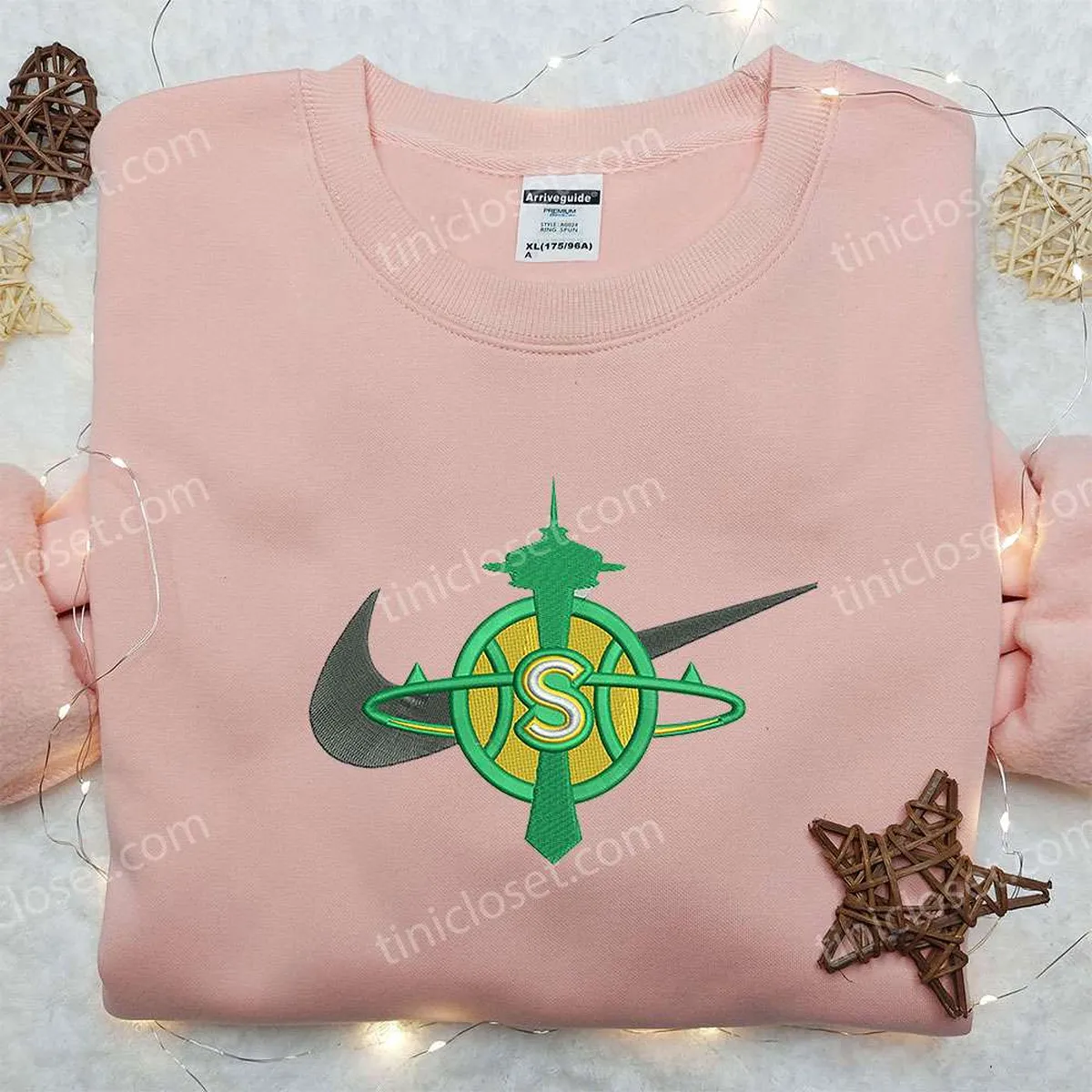 El Cuernu Guanabanas x Nike Embroidered Shirt, Gift For Daughter Embroidered Shirt, Custom Nike Embroidered Shirt El Cuernu Guanabanas x Nike Embroidered Shirt, Gift For Daughter Embroidered Shirt, Custom Nike Embroidered Shirt