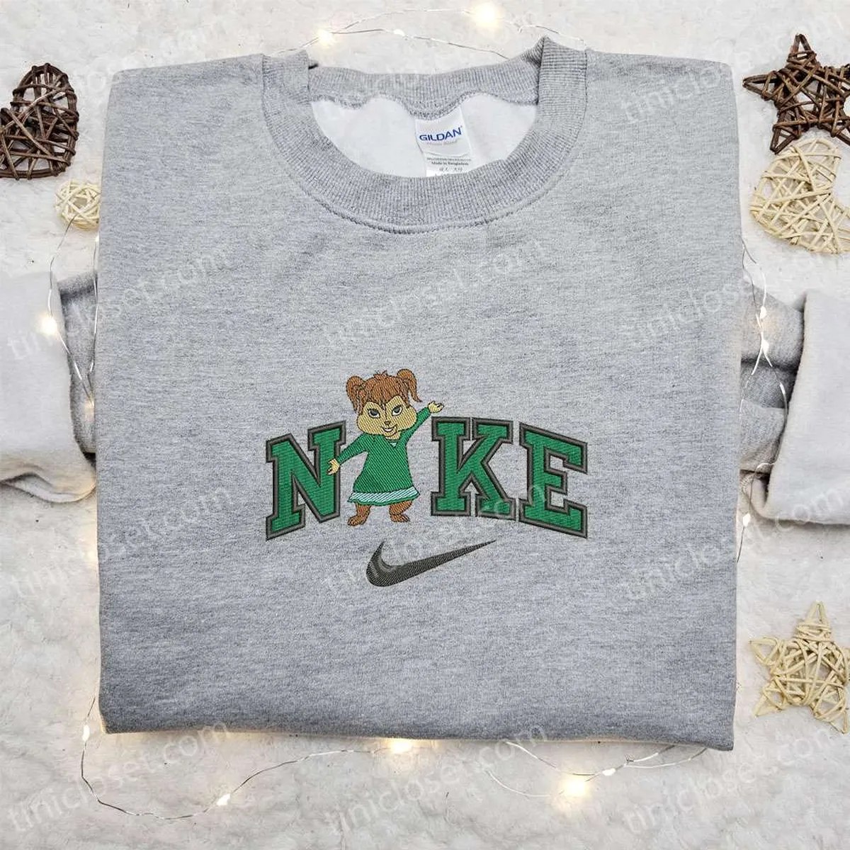Eleanor x Nike Embroidered Shirt, Alvin And The Chipmunks Movie Embroidered Hoodie, Best Gifts For Family Eleanor x Nike Embroidered Shirt, Alvin And The Chipmunks Movie Embroidered Hoodie, Best Gifts For Family